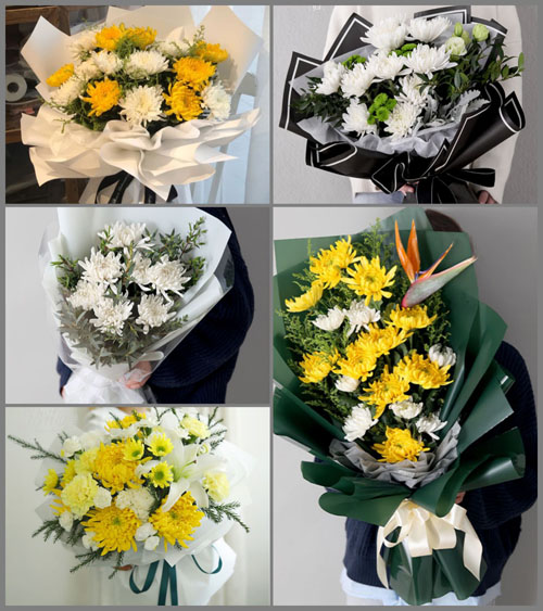 江苏南通港闸区陈桥街道河口村白事花束代送